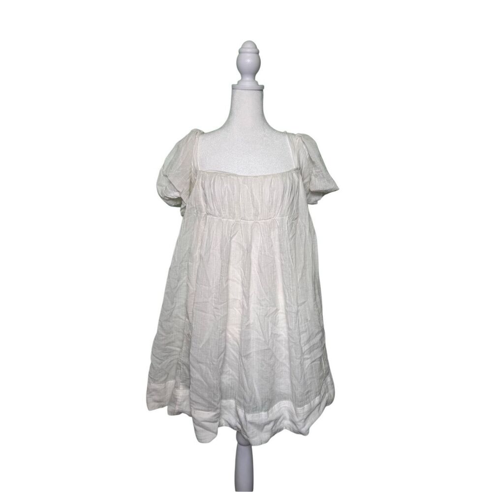 Free People Marina Mini Dress White Women’s Size Large - Picture 2 of 9